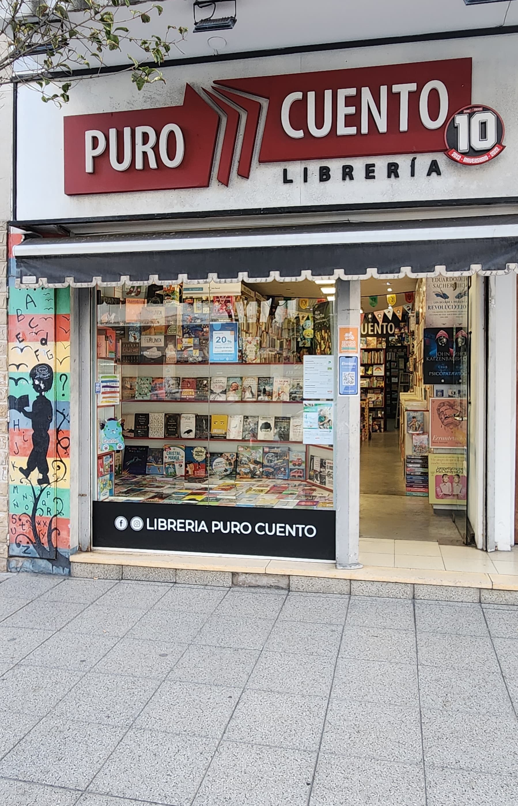 Espacio de la librería Puro Cuento